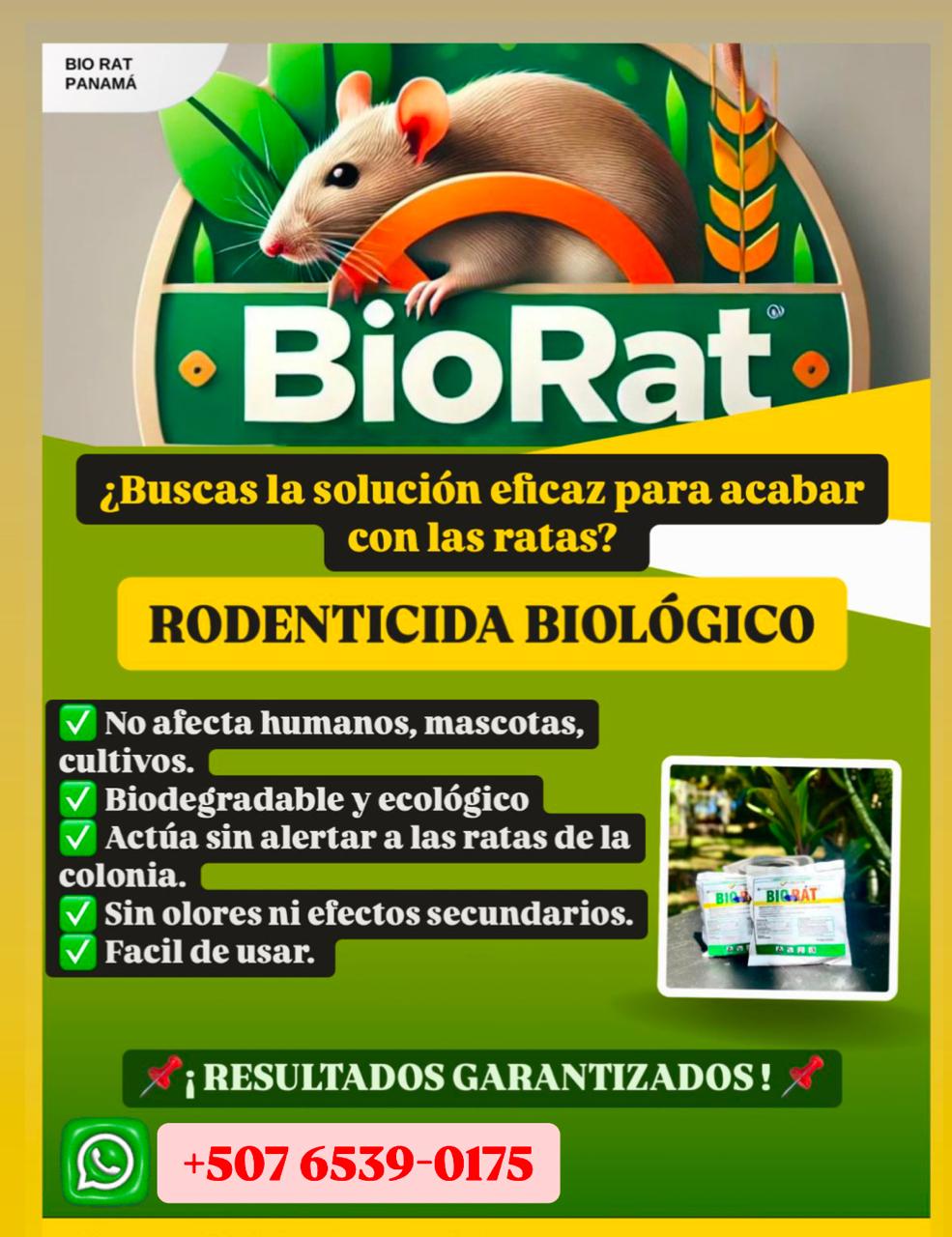 Biorat. Unico mata ratas biológico. – AGROENLACE